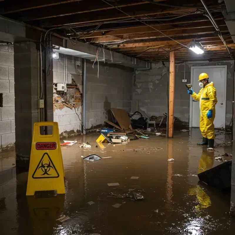 Flooded Basement Electrical Hazard in Rockingham, VT Property